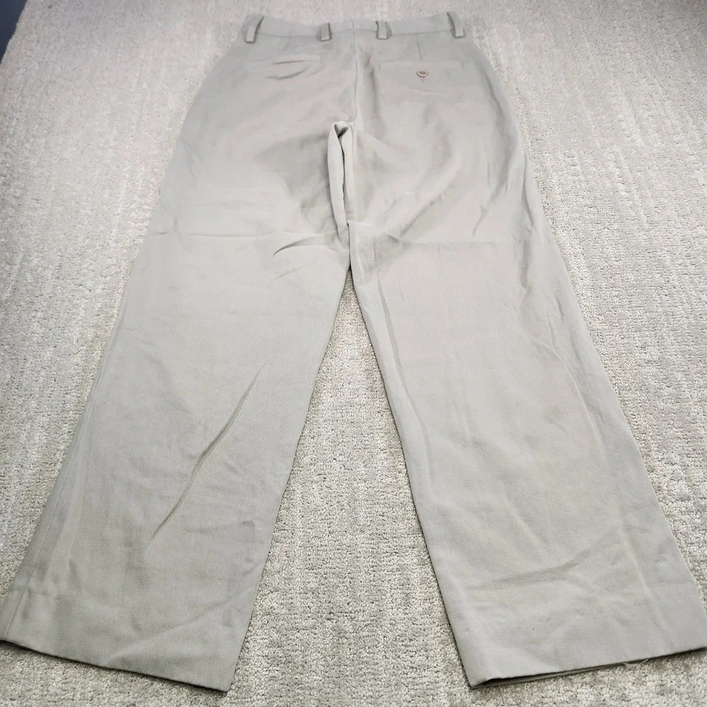 Vintage Banana Republic Pants Men 28x28 READ Wool Cotton High Rise Trouser Flowy